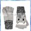 100% acrylic women Ricky Racoon capped gloves