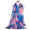 Hot Sale High Quality Floral Printed Warm Women's Pashmina Scarves For Dyeing