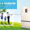 Touch screen dust sensor air cleaner, HEPA home air purifier China with children lock, light sensor, PM 2.5 display