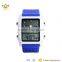 Factory price double time digital women watch 1086