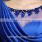 Made in China top selling blue satin mermaid long dress