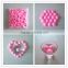 wholesale pink round water floating candle