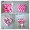 pink round water floating candle