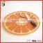 Kitchen use cutting vegetable/ fruit round & square tempered glass plate