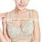 Hot selling sexy lace cotton push up bra lace women's big size bra sexy D E F cup intimate brassiere underwear