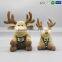 Custom Production Christmas Reindeer Plush Pet Toy for Gifts