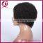 Glueless short full lace 100% human hair wig natural wig for black woman burmese afro curl hair wig