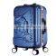 hardside luggage ABS printed hard shell luggage