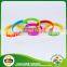factory made cheap silicone bracelet silicone bracelet with color filled