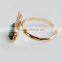 Fashion Latest Gold Finger Engagement Ring for Women