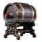 portable new style wooden barrel drinks dispenser