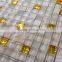 ZTCLJ JTC-1305 Alkaliproof Waterproof Glass Mix Stone Golden and Crystal Kitchen Backsplash Tiles Lowes Crystal Mosaic