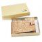 BOSHIHO Wooden Cork Card Holder