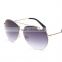 2016 style unisex uv400 mirror lens metal sunglasses