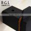 new modern square design zinc alloy black bathroom accessory set single robe hook