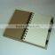 recycler spiral notebook with pen ,cheap, with sticky note