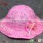 Good Lace Summer Bucket Hat with Bowknot Bow for Baby Girls