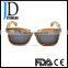 Modern Design Vintage Factory Price Zebra Wood Sunglasses Custom Brand Eyeglasses