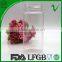 PCTG transparent cylinder empty drink plastic tritan material bottle with wide mouth