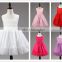 Wholesale Stylish White Puffy Flower Girl Wedding Dress Lace Big Bow Party Tulle Flower Princess Wedding Dresses