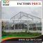 Transparent curved wedding marquee tents 20x20m with clear pvc roof cover