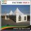 pagoda 4x4m with wooden flooring system for outdoor party