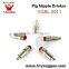 2015high quanlity stainless steel pig nipple drinker with PVC red screw with filter ,nipple drinker for pig