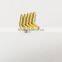 High quality small through-hole copper plating bend brass pipe fitting