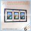 2017 popular black iron photo frame with multi window for home decoration
