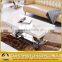 delicate white marble coffee table tea table set