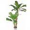 China supplier artificial bonsai banana tree artificial banana leaf plastic banana leaves for decoration
