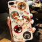cartoon cell phone case silicone mobile Phone Cases for iPhone7/7Plus/6/6s/6plus/6splus with finger ring Stand holder