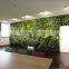 Artificial green plant wall for partition wall decoration