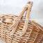 Large handled durable rustic willow garden basket