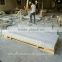 Hot product sesame white palisade,all sides fine pick finish top level marble house pillars designs