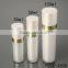 empty acrylic bottle gold color cosmetic lotion container with pump