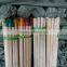 120*2.2cm Small cap Natural wood broom stick