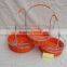 paper rope storage gift basket