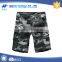 Pocket design 100% cotton Men half camouflage cargo pants