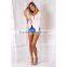 Guangzhou women clothing ruffle raglan tops designer blouse patterns