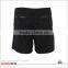 NEW CUSTOM DESIGN PLAIN BLACK MMA SHORTS WITH WATERPROOF ZEPPERS