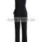 Black halter strap sexy backless jumpsuit 2016