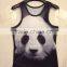 Cute wholesale mens cheap 3d animal printed tank tops cool design tank tops with designs