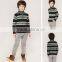 long sleeve 1/4 zip soft textile hand knit peruvian woolen new design baby boy sweater