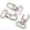 25mm 1inch silver nickle Alloy Swivel Clasps Snap Key Hooks DIY Key Chain Ring clip buckle HK-019