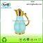 hot sell golden / Silver glass thermos vacuum flask; stainless steel kettle;double tea kettle