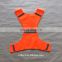 2017 hot sale 100 gsm orange mesh running vest