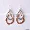 Fashion Hammered Earrings Mix Color Earrings Bib Statement Earrings