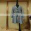 Powersweet 2014 Elegant European Vintage Belted Ladies Grey Woman Trench Coat