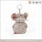 Custom mini plush animal stuffed koala bear keychain